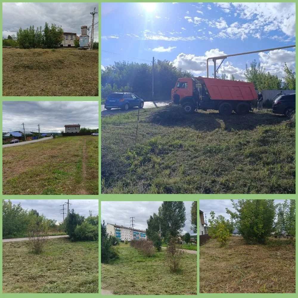 🌿Работы по покосу и благоустройству в Сигаево подходят к завершению.