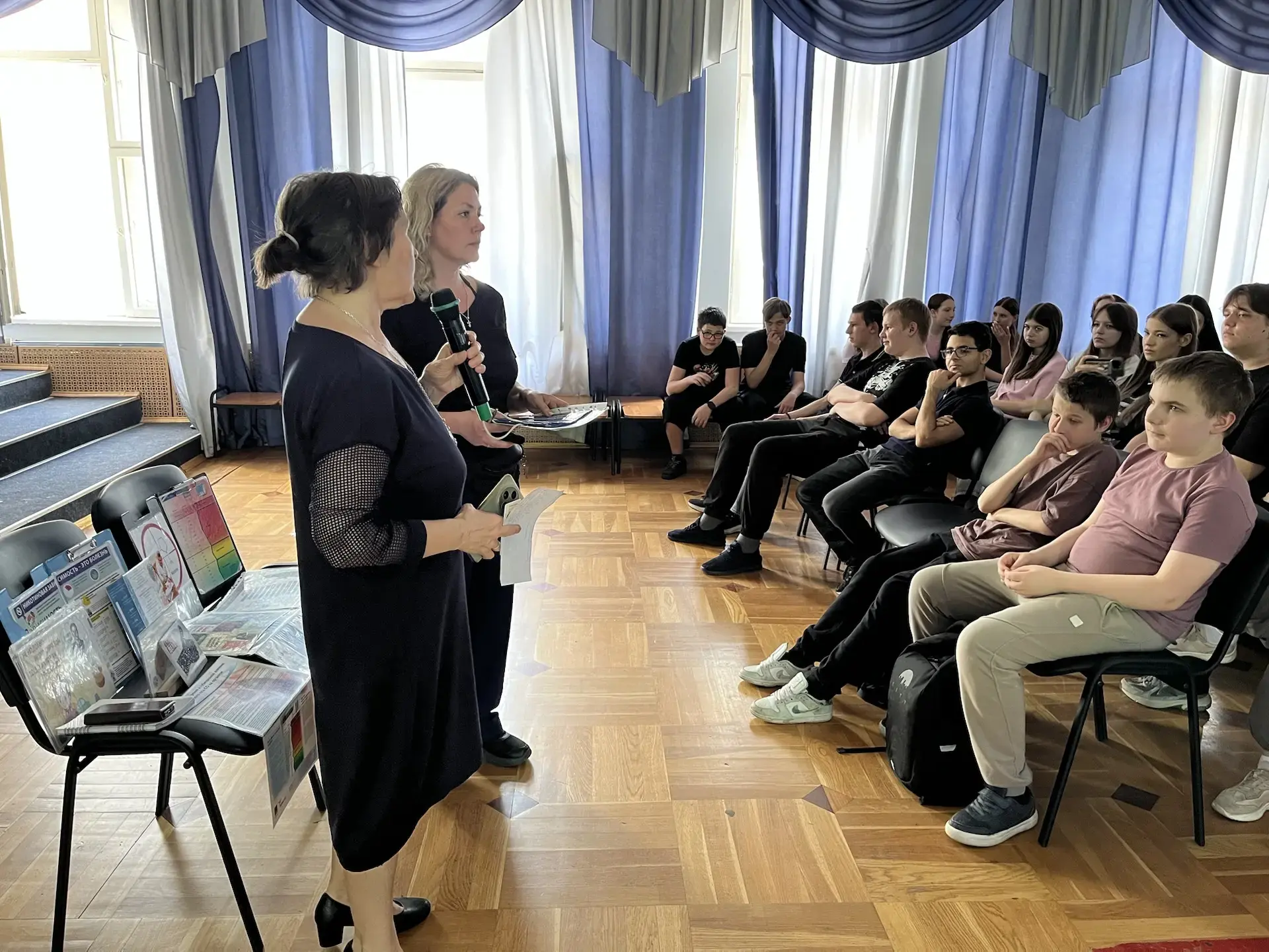 Быть здоровым 💪  В нашей школе прошло значимое мероприятие — лекция медицинского психолога Центра пр