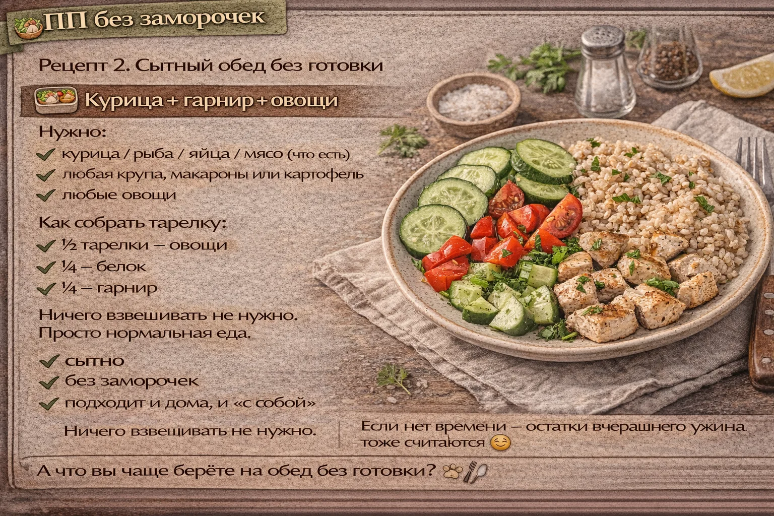 🥗 ПП без заморочек