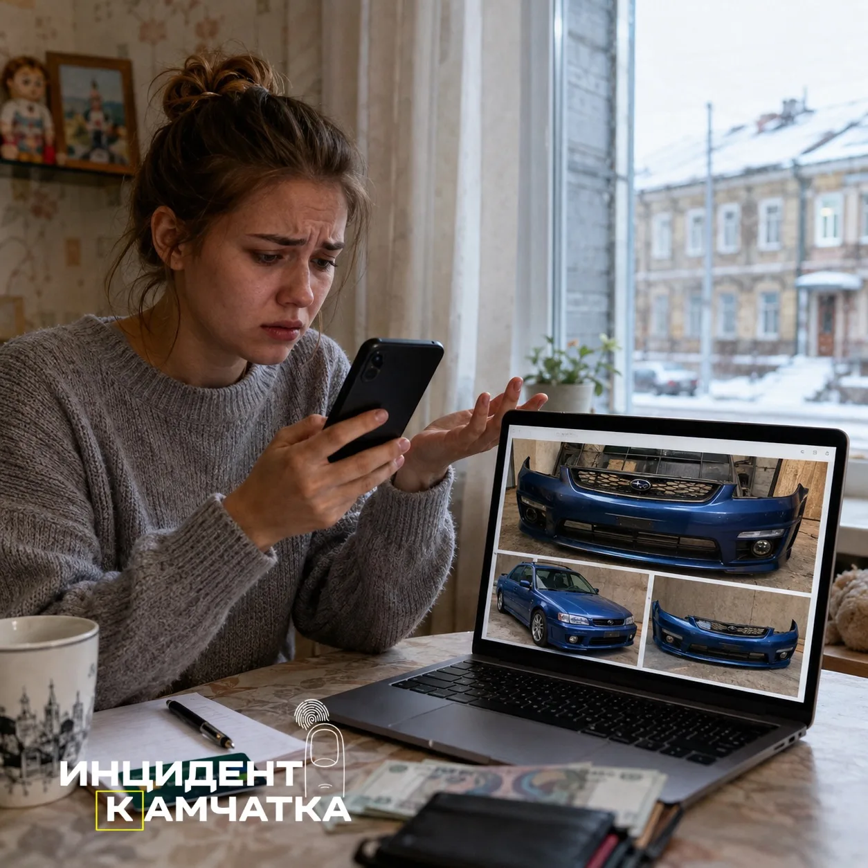Хотела купить бампер и осталась без 21 тысячи