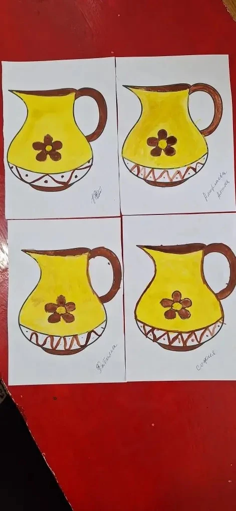 🎨 Волшебство в каждой капельке краски: расписываем кувшины!