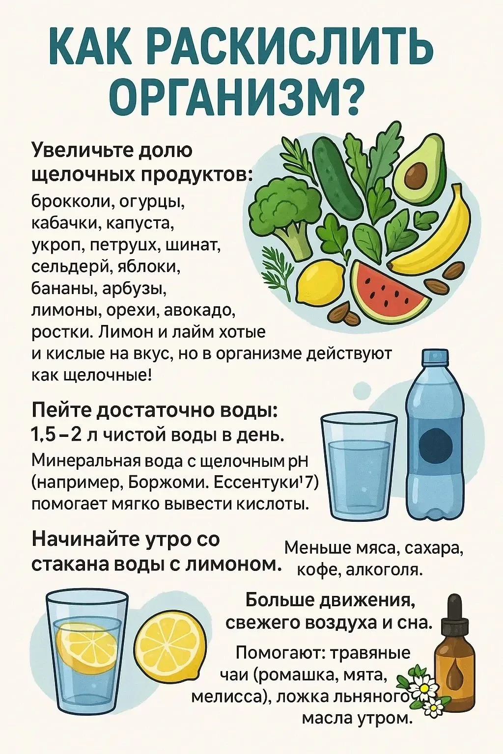 Раскисление (ощелачивание) организма — это популярная концепция снижения кислотной нагр...