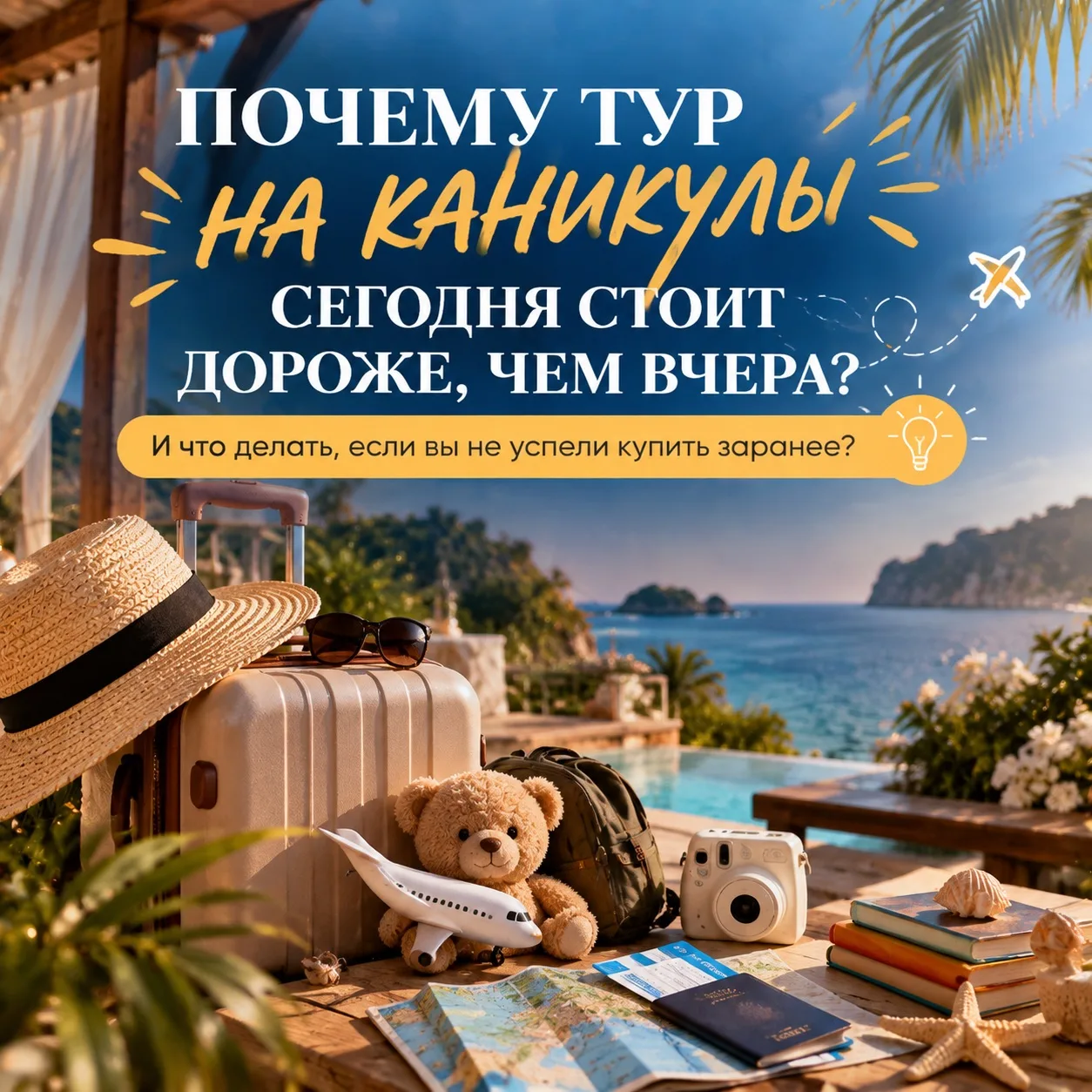😳 Почему тур на каникулы сегодня стоит дороже, чем вчера?