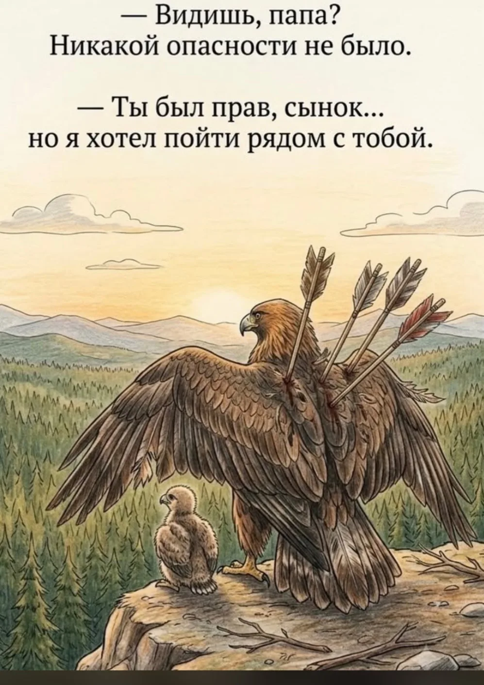 Бог нас очень любит. Не надо ничего бояться. Помните, что сказано в Священном Писании у...
