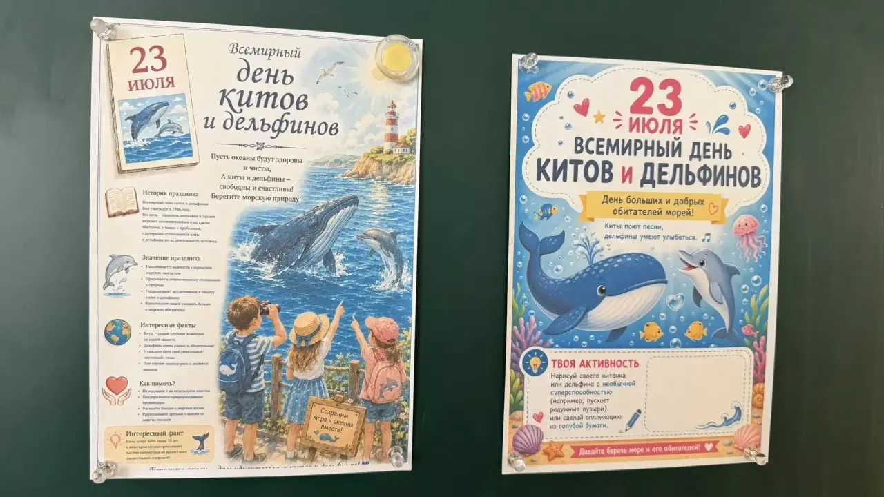 🐬 Ура-ура! Сегодня во всем мире отмечают День китов и дельфинов, а мы празднуем его вместе с нашим 
