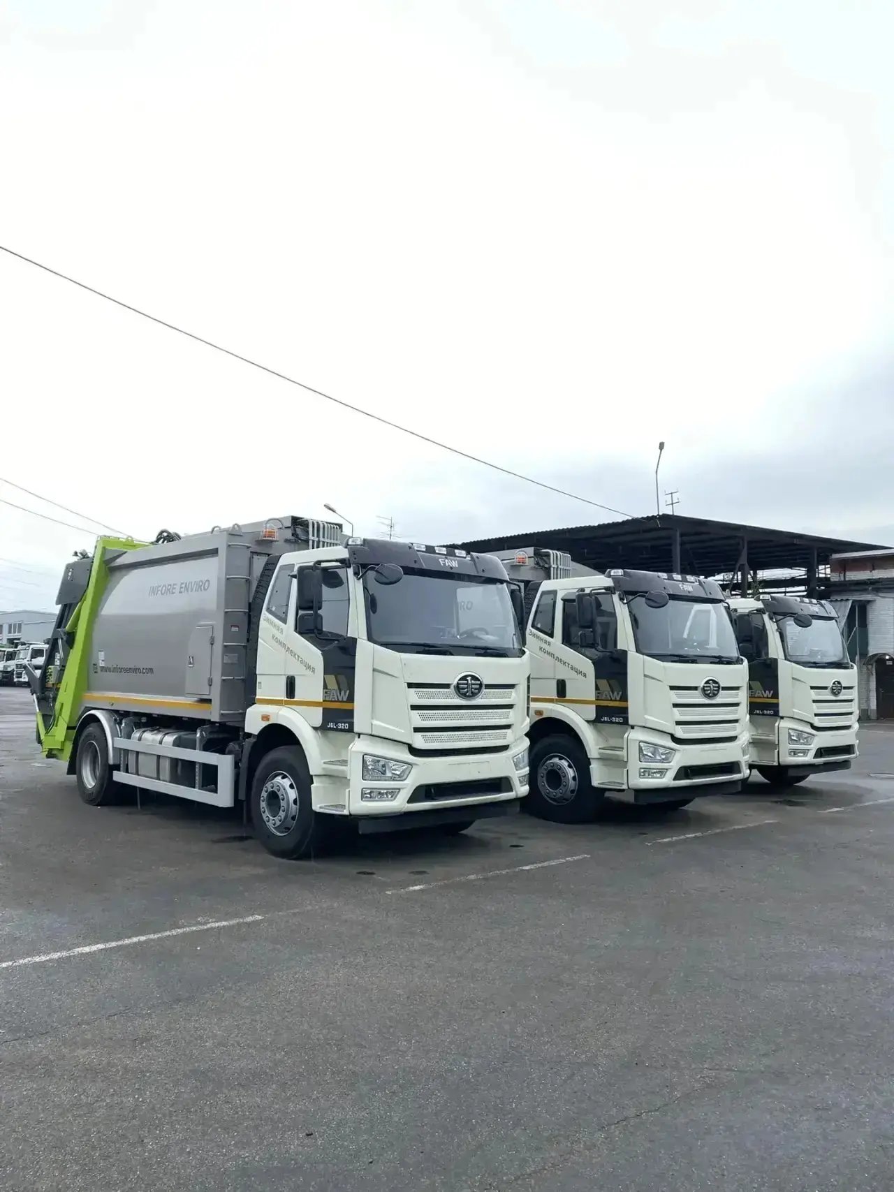🚛 В Ленинградской области пополняют парк мусоровозов.