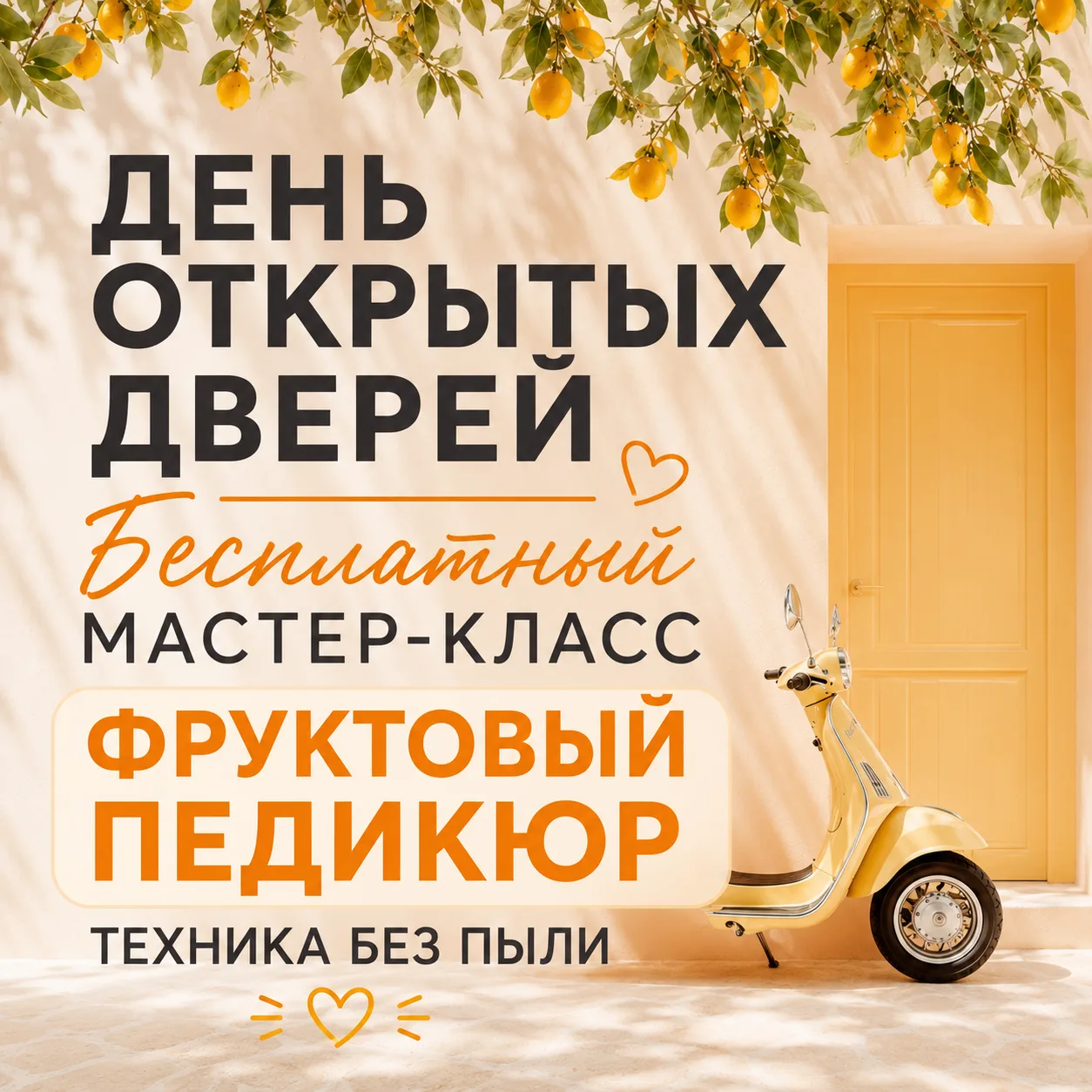 ‎🔥Бесплатный мастер-класс Фруктовый педикюр.
‎
‎Приглашаю на обзоный семинар.
‎*16.06 в 12.00
‎Фрук
