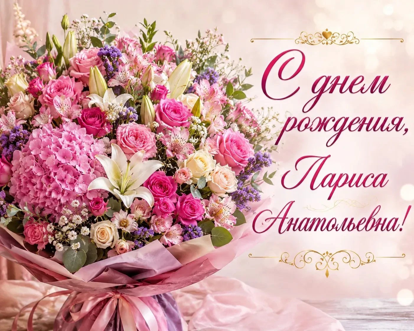 💐От всей души поздравляем Вас, Лариса Анатольевна, с днём рождения!
⁣
💯Желаем Вам крепкого здоровь