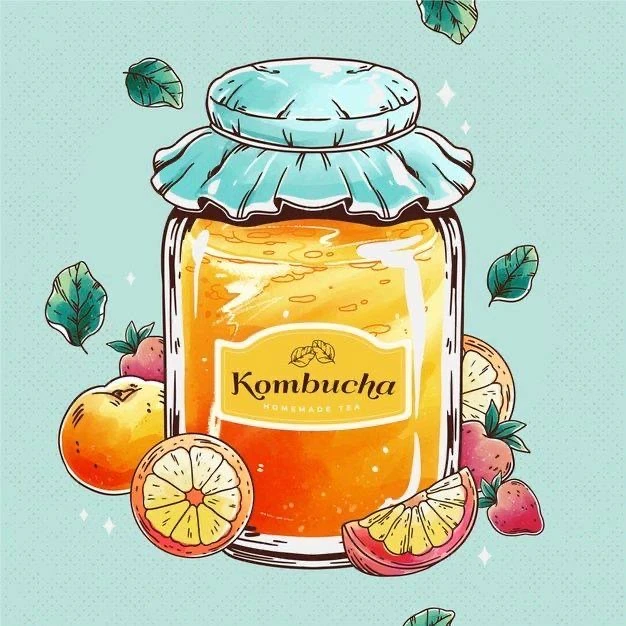 РЕЦЕПТ ДОМАШНЕЙ КОМБУЧИ   Комбуча, или чайный квас, — это ферментированный продукт, приготовленный с