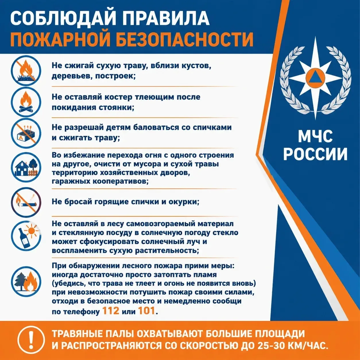 Огонь не прощает ошибок — лучше предупредить, чем тушить