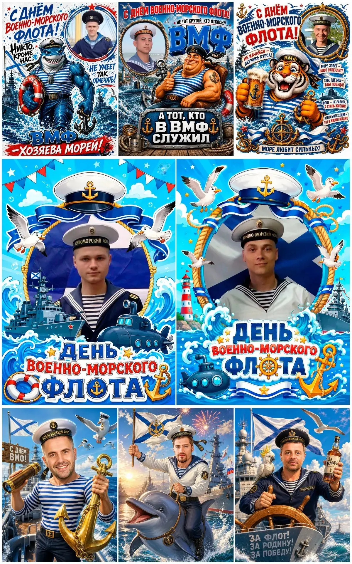 📢 День ВМФ в России отмечается 26 июля. Это профессиональный праздник военных моряков ...