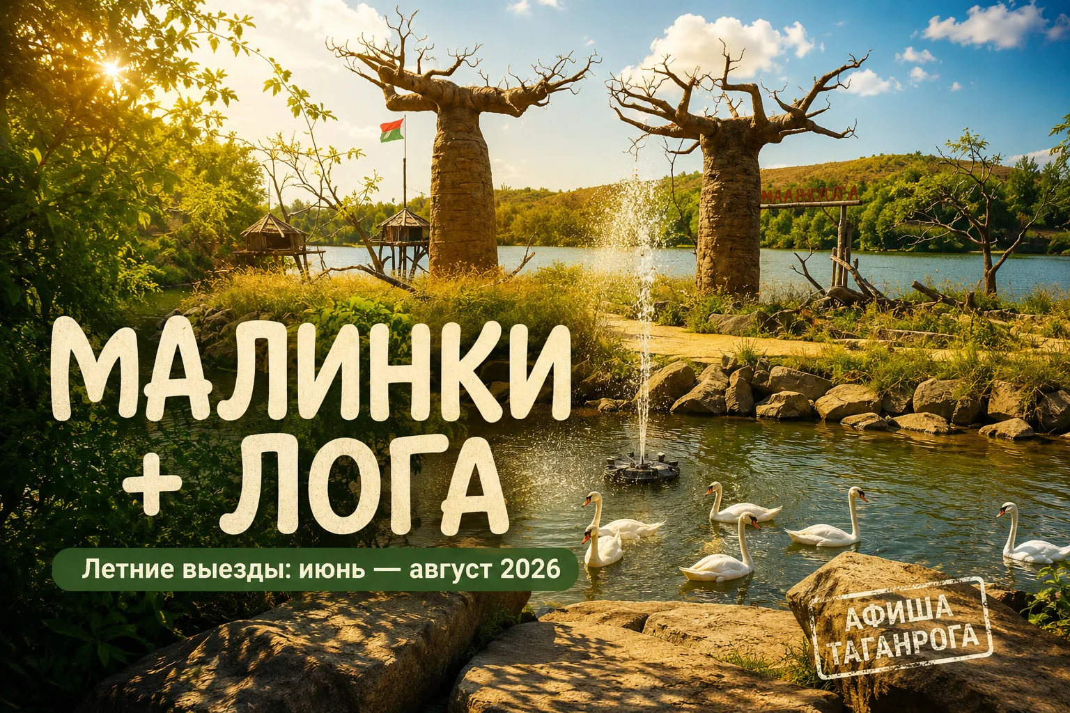 Автобусная поездка в парки «Малинки» и «Лога» 🚌