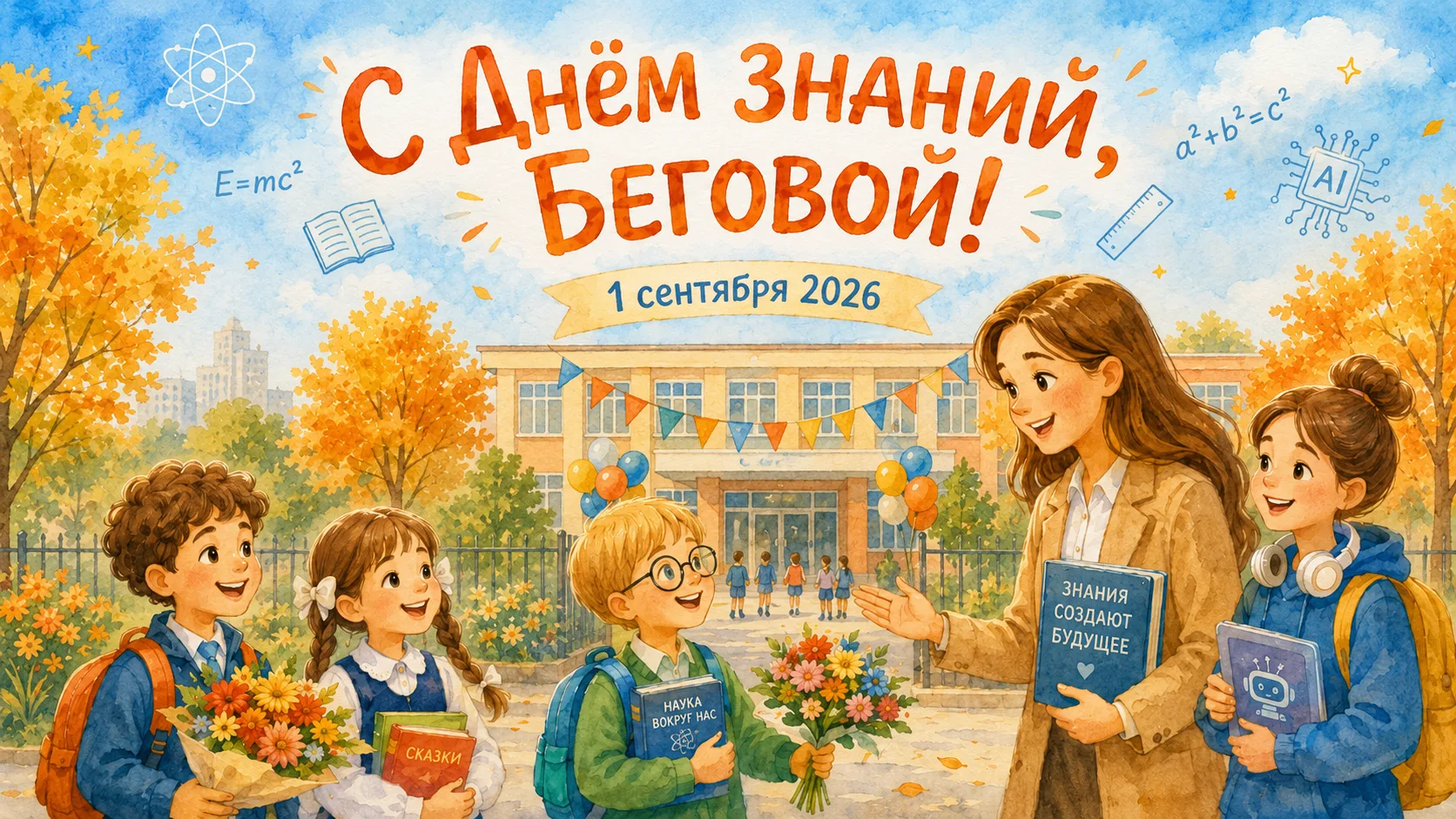 📚 С Днём знаний, дорогие жители района Беговой!
