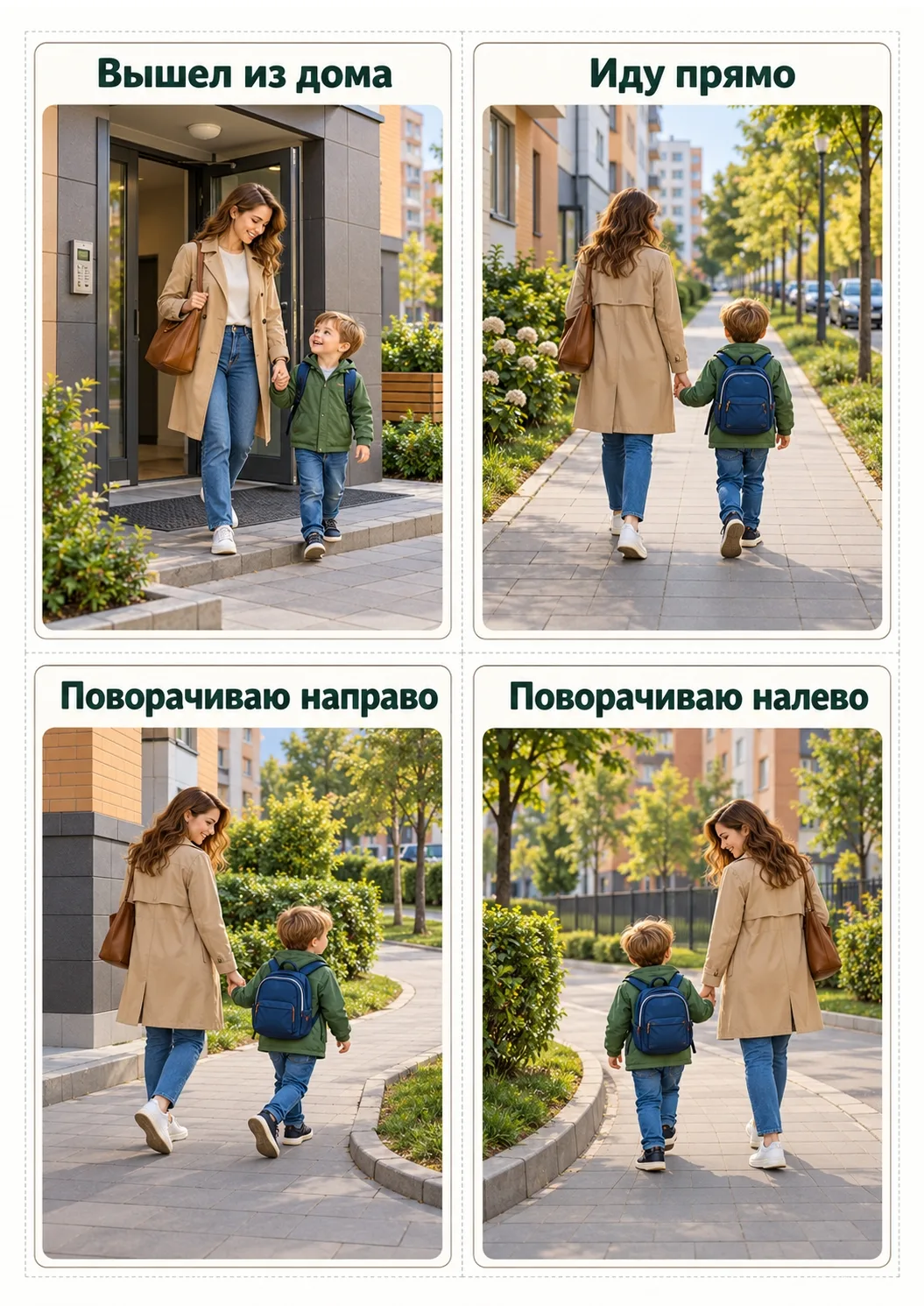 Расскажи дорогу от дома до детского сада 🚶‍♀