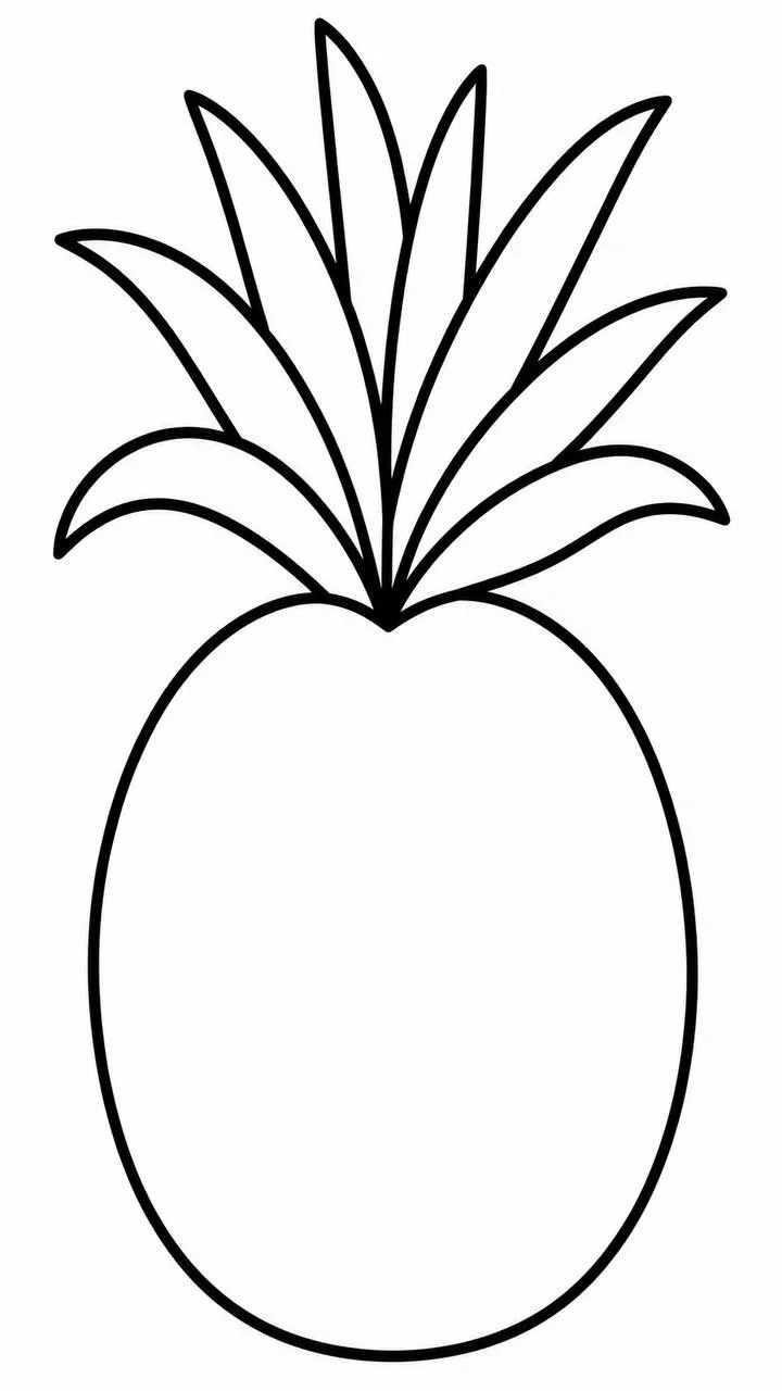 Рисуем ананас пакетом 🍍