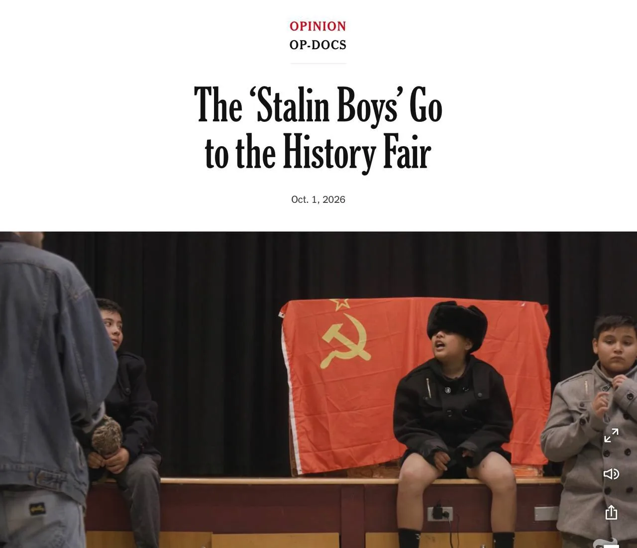 New York Times посвятила огромный материал (и текстовый, и в виде фильма), в ужасе опис...