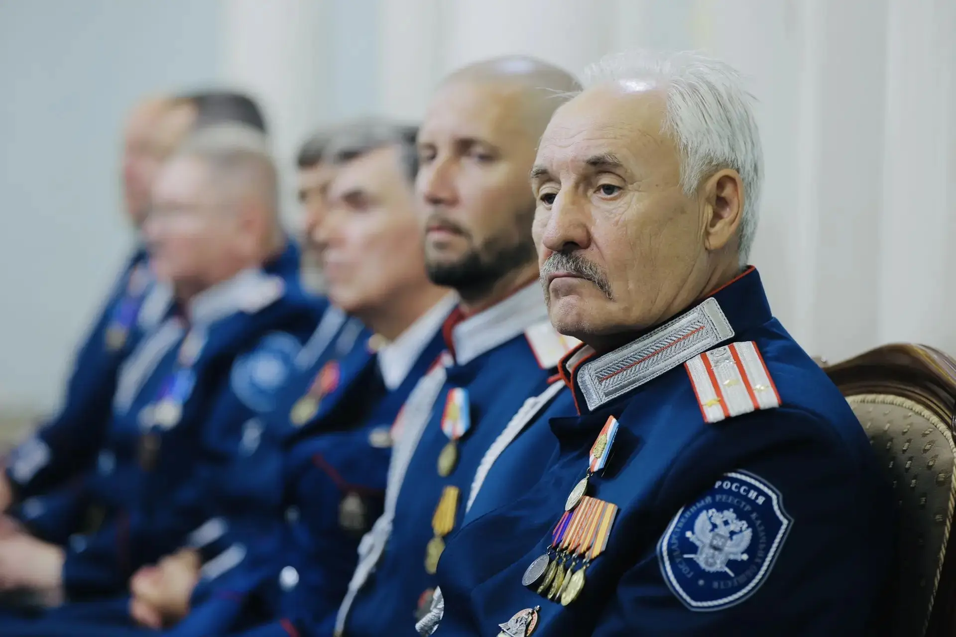 Губернатор отметил нашего атамана станицы "Борская"  Курина В. Ю. почётным знаком "За служение людям
