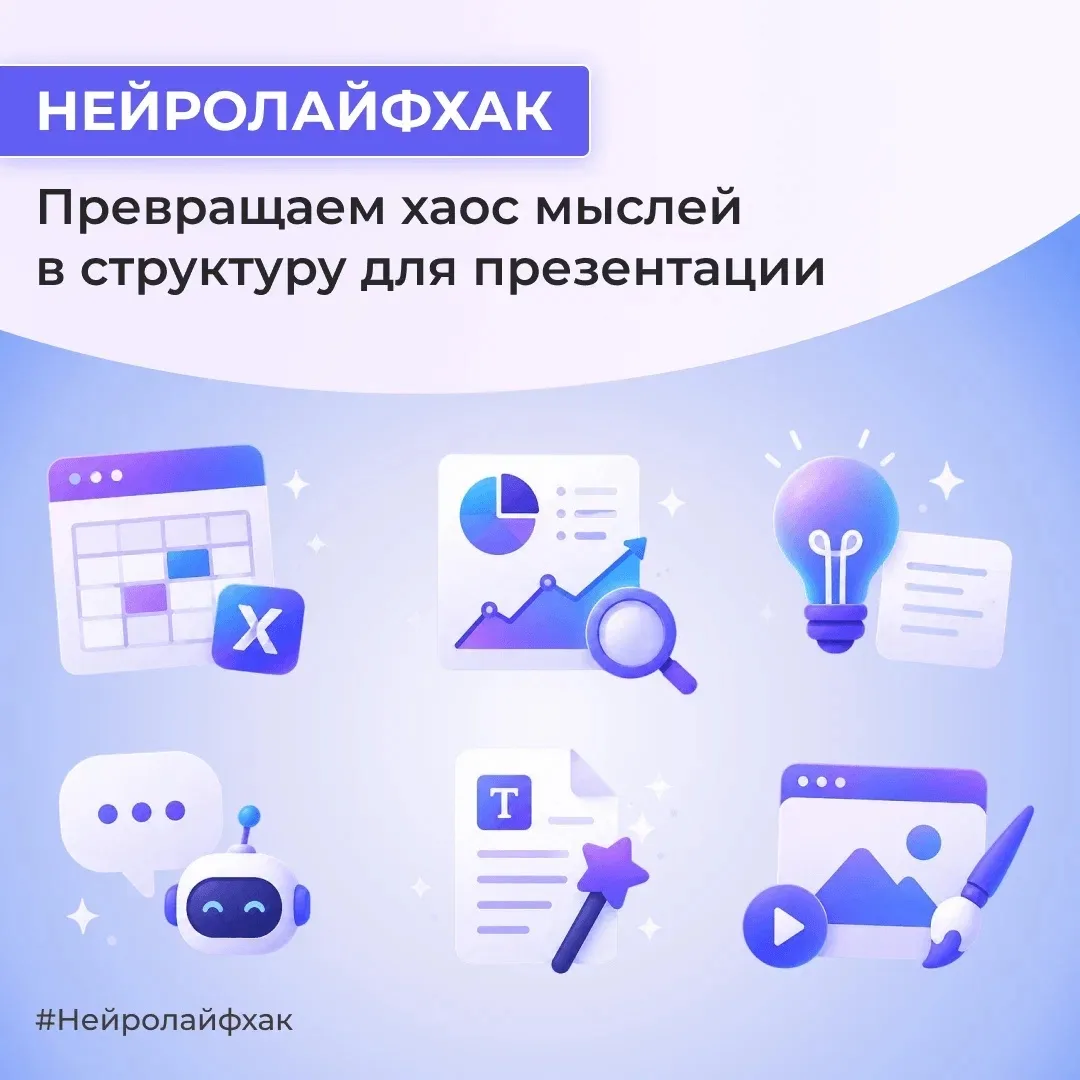 Если нужно сделать слайды для защиты проекта или планерки, но не знаете, с чего начать и как логично
