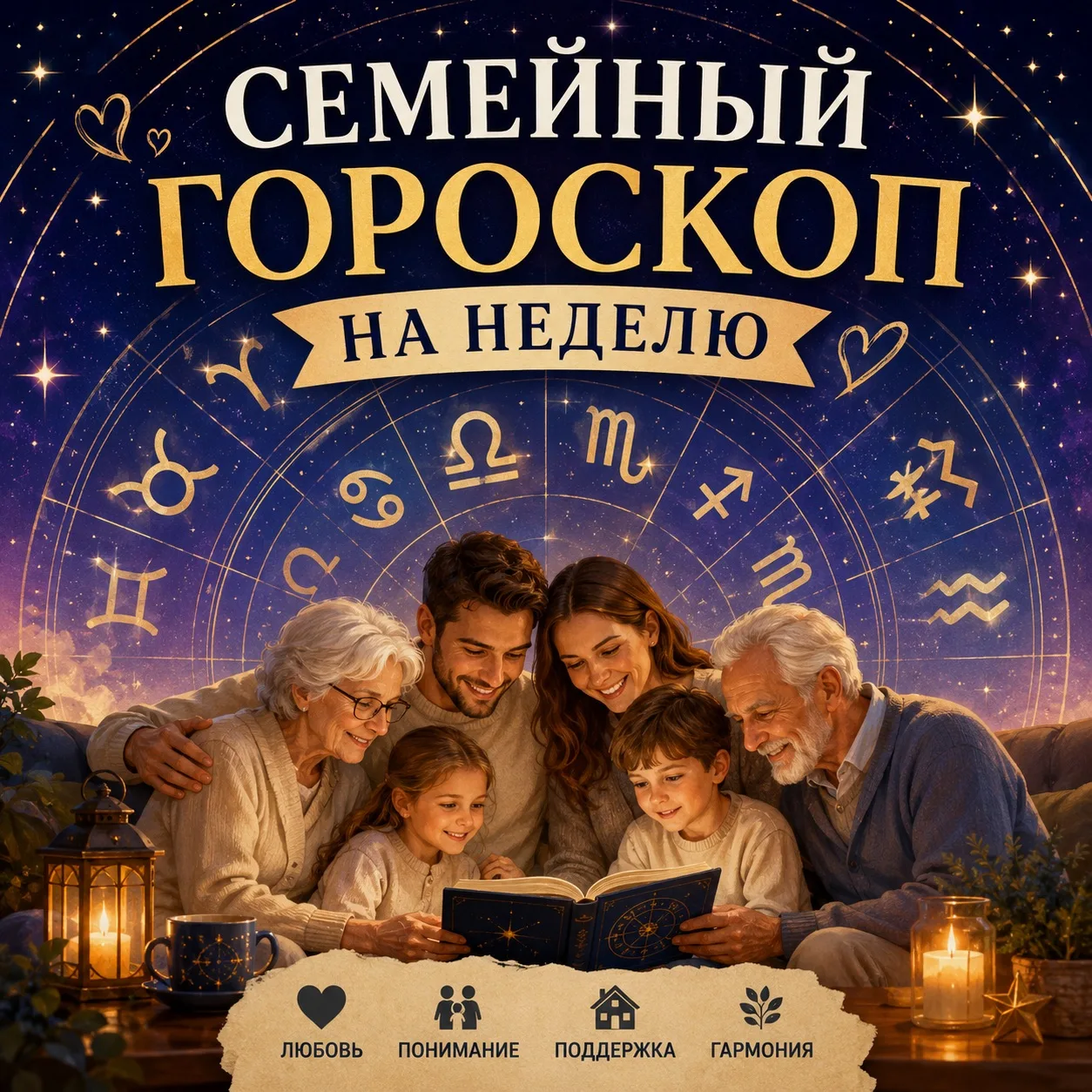 🌟СЕМЕЙНЫЙ ГОРОСКОП НА НЕДЕЛЮ🌟