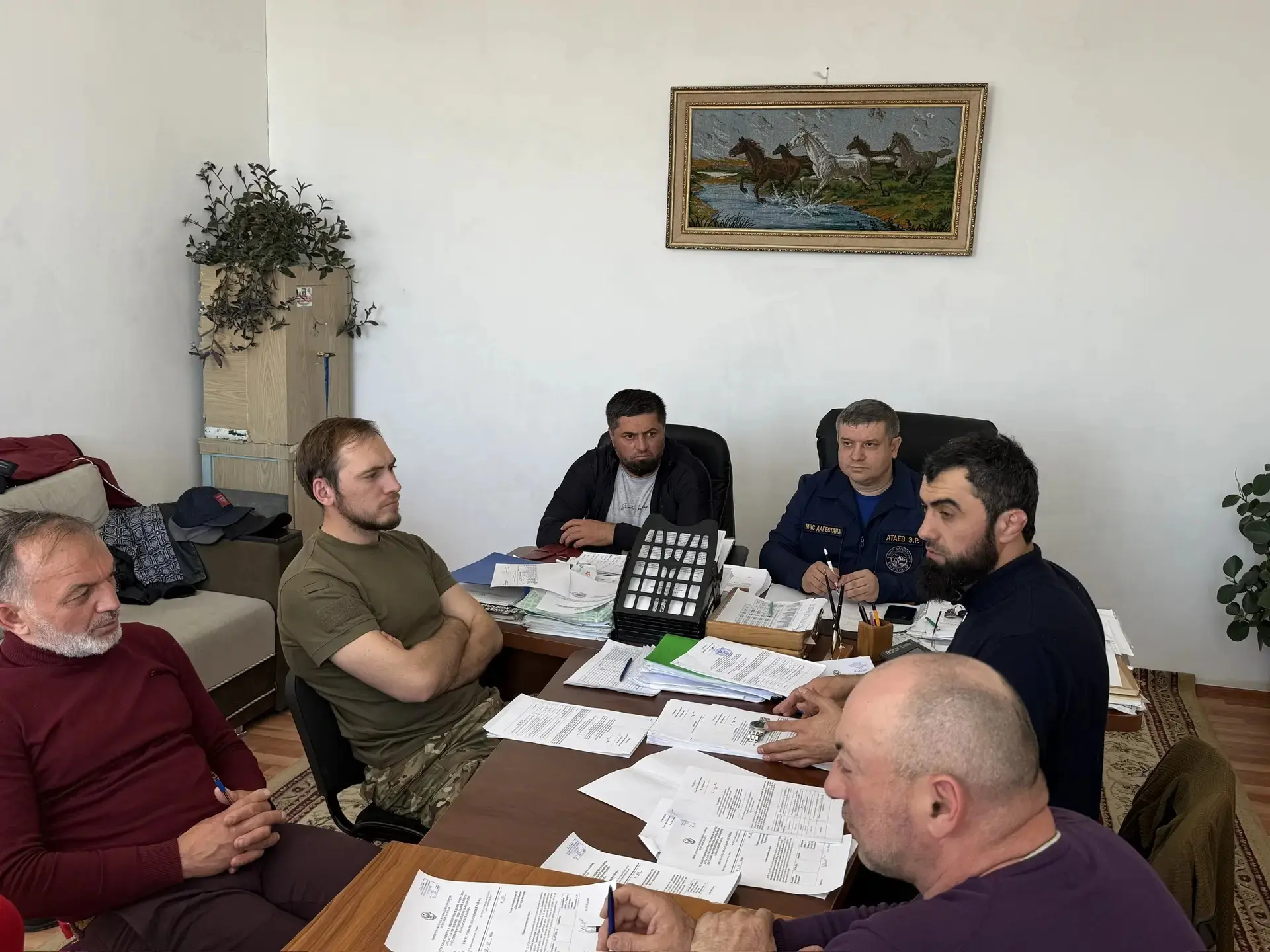 По поручению Министра МЧС Дагестана Наримана Казимагамедова, заместитель министра Эльдар Атаев посет