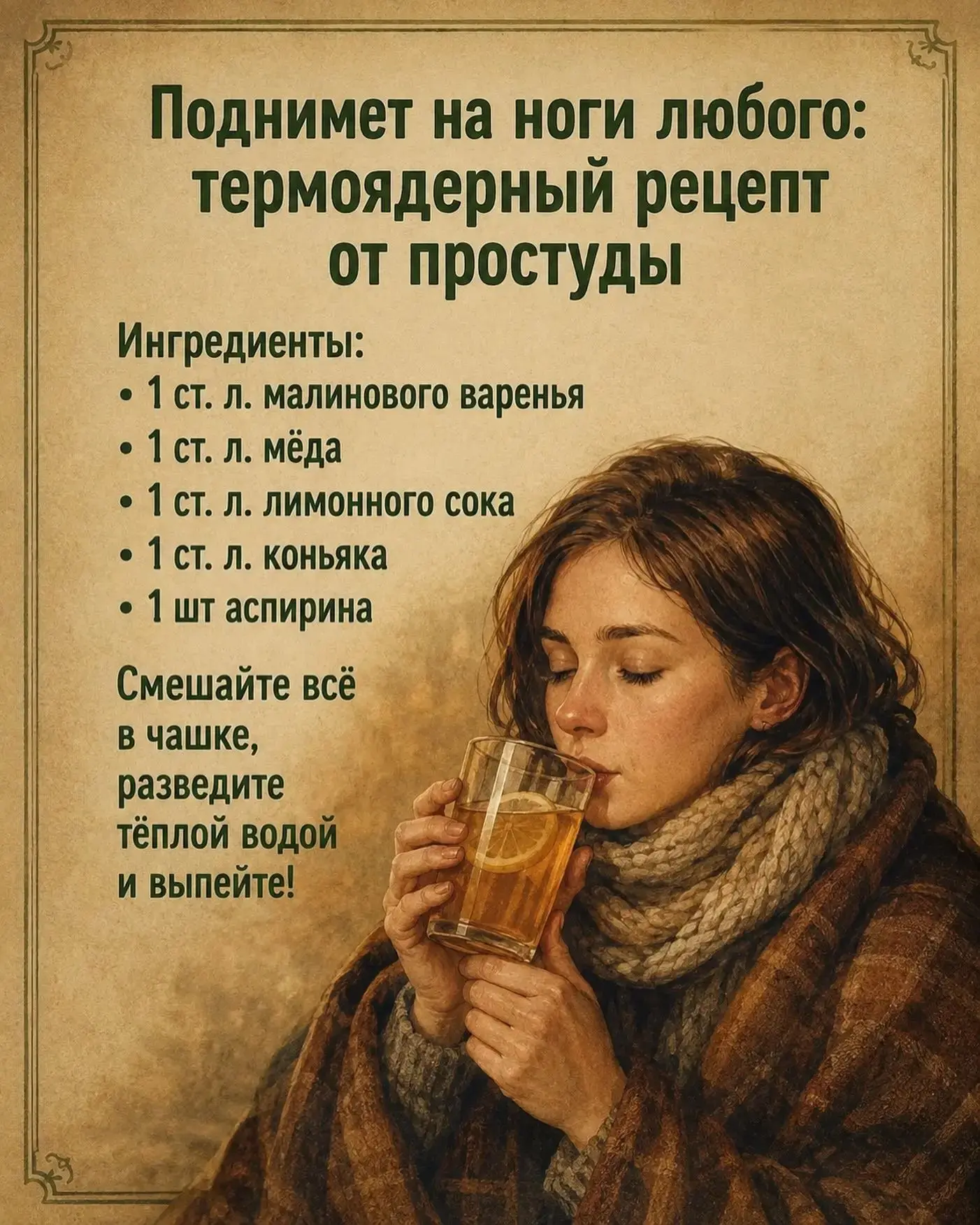 🔥 «ТЕРМОЯДЕРНЫЙ» рецепт из старой тетрадки — тот самый, который многие помнят ещё от б...