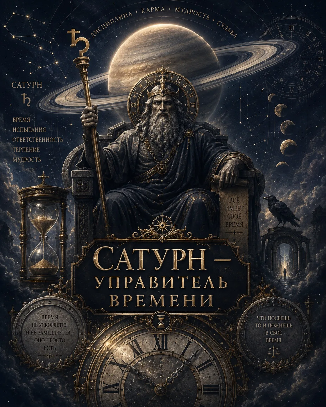 Сатурн ограничивает во времени. Сегодня я видела это вживую