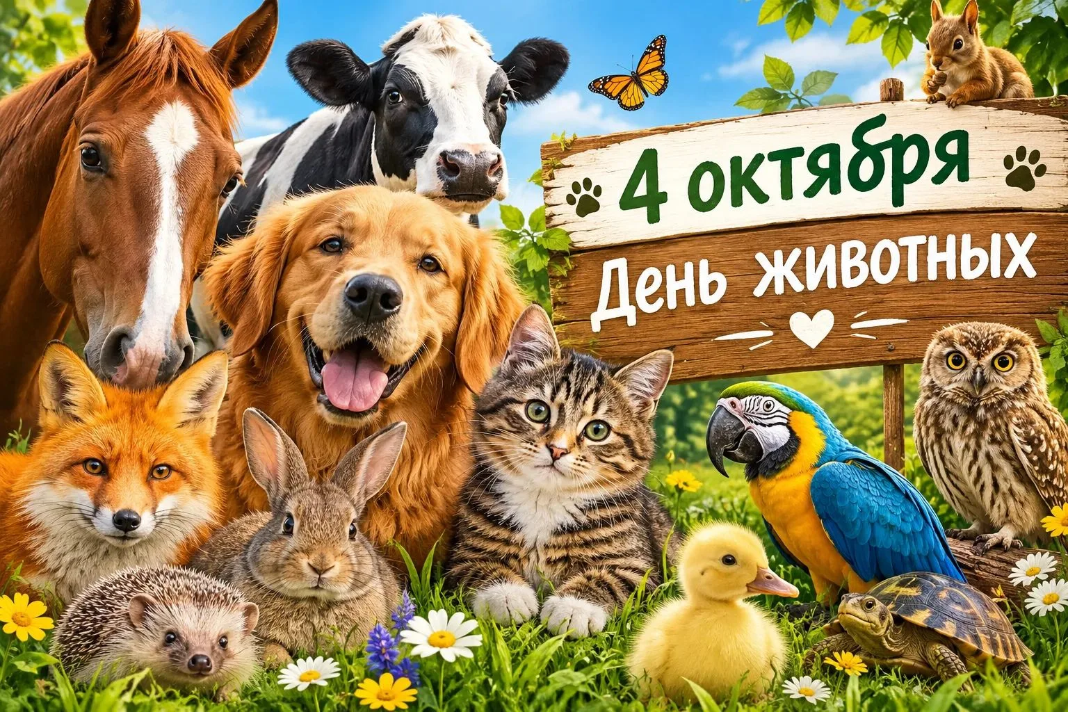 Сегодня в средней группе мы посвятили день удивительным животным — ведь 4 октября отмеч...