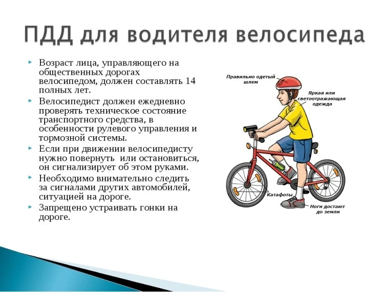 Правила для велосипедистов, которые должны знать взрослые и дети