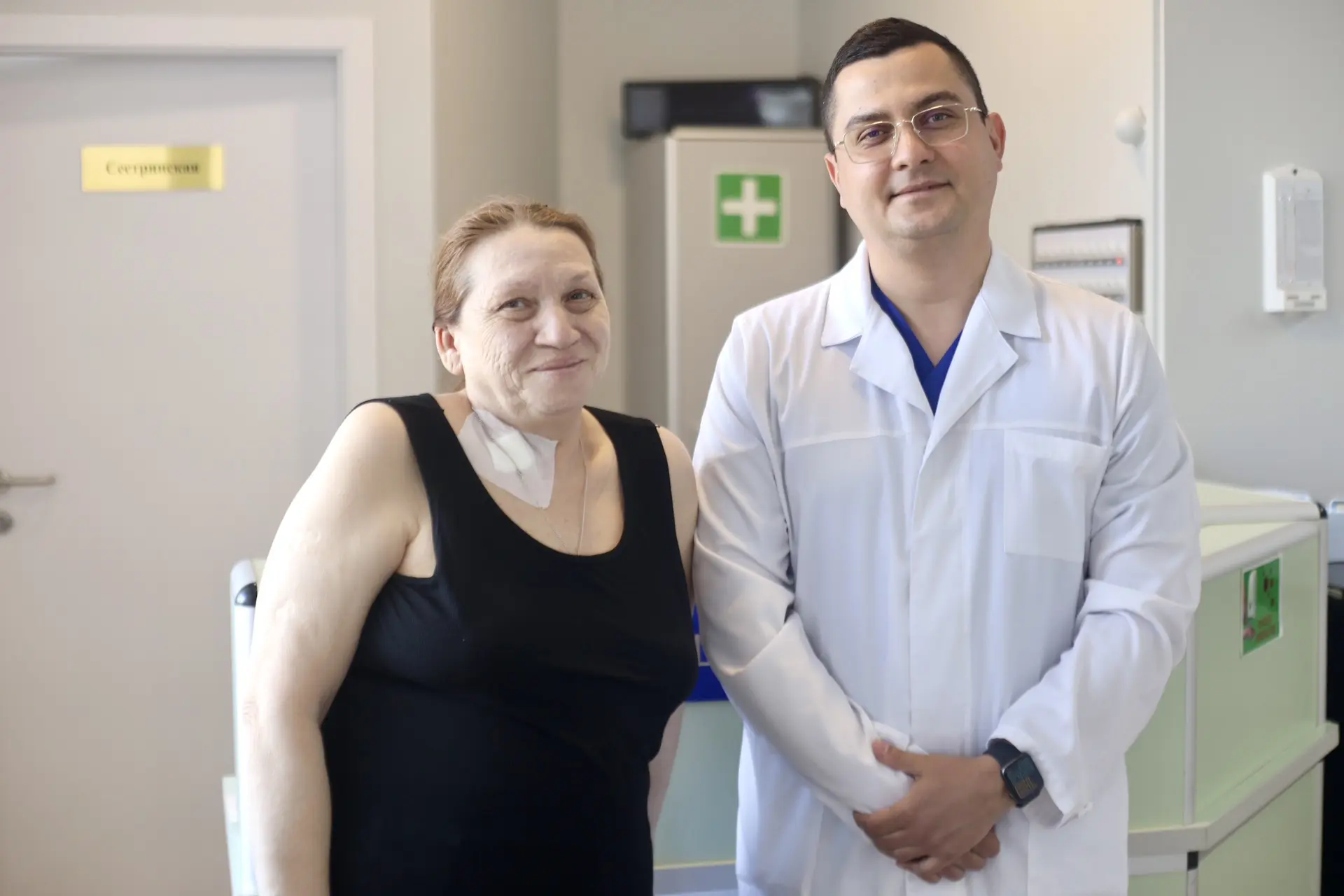 СПЕЦИАЛИСТЫ ДВУХ ФИЛИАЛОВ НМИЦ РАДИОЛОГИИ УДАЛИЛИ ГИГАНТСКУЮ ОПУХОЛЬ ГРУДНОЙ КЛЕТКИ
 
62-летняя Вера