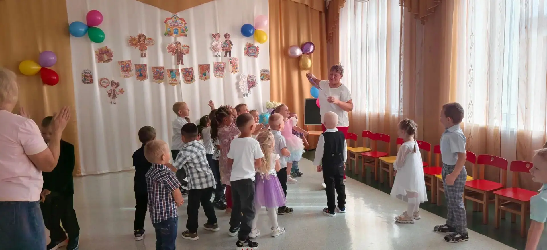 👏Ура! В нашем детском саду "Семицветик" прошёл замечательный праздник – День Знаний! 🏡