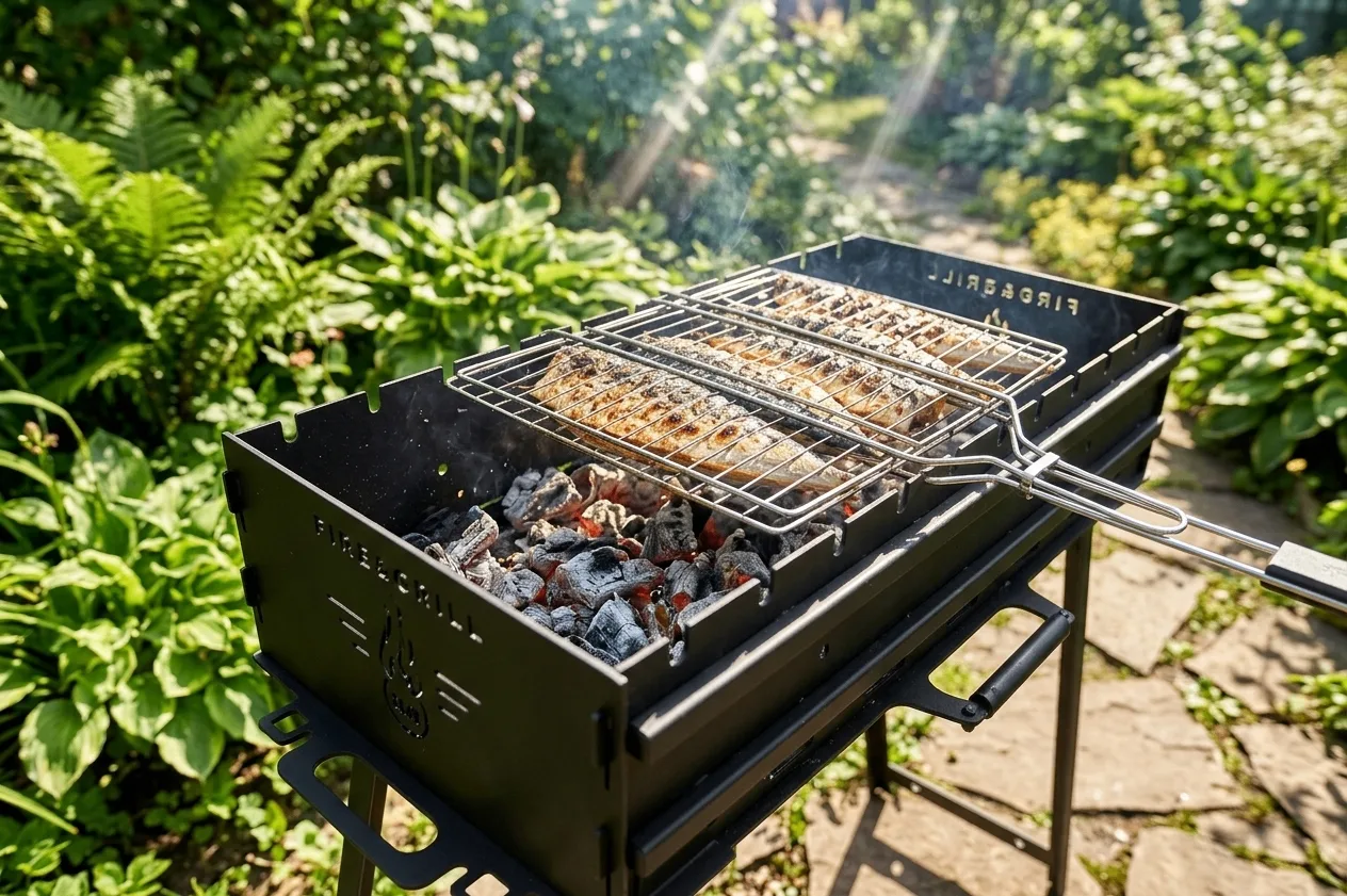 🔥 Скумбрия на мангале Firegrill — бомба для майского пикника! 🐟🍋