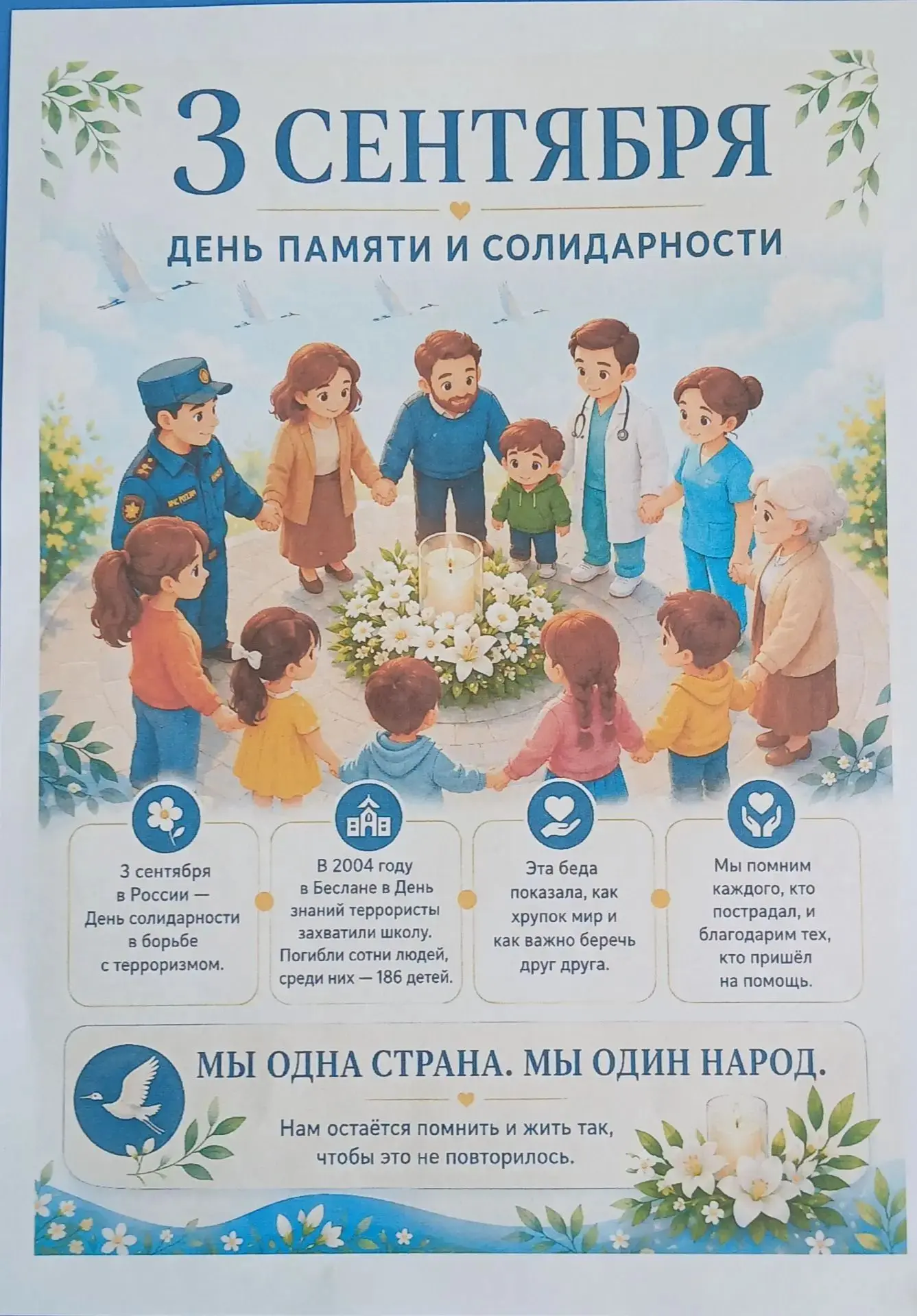 3 сентября — День солидарности в борьбе с терроризмом