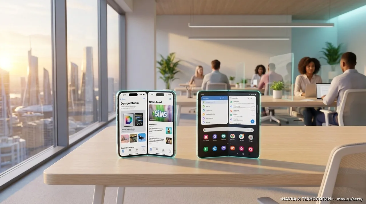 📱 Samsung высмеяла первый складной iPhone — Apple получила «сиквел The Sims»
