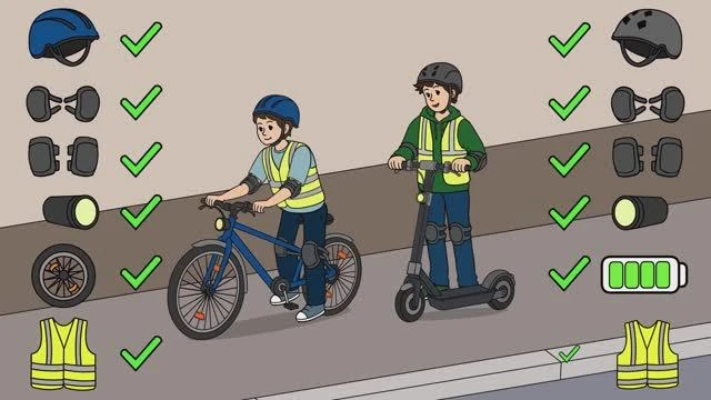 🚲Двухколесный кодекс безопасности!