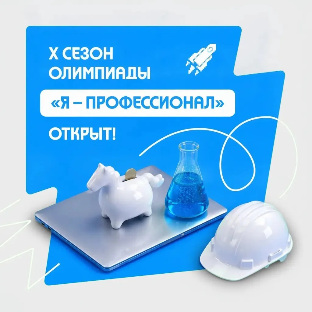 Успей стать участником X сезона Всероссийской олимпиады «Я — профессионал» 🤩
