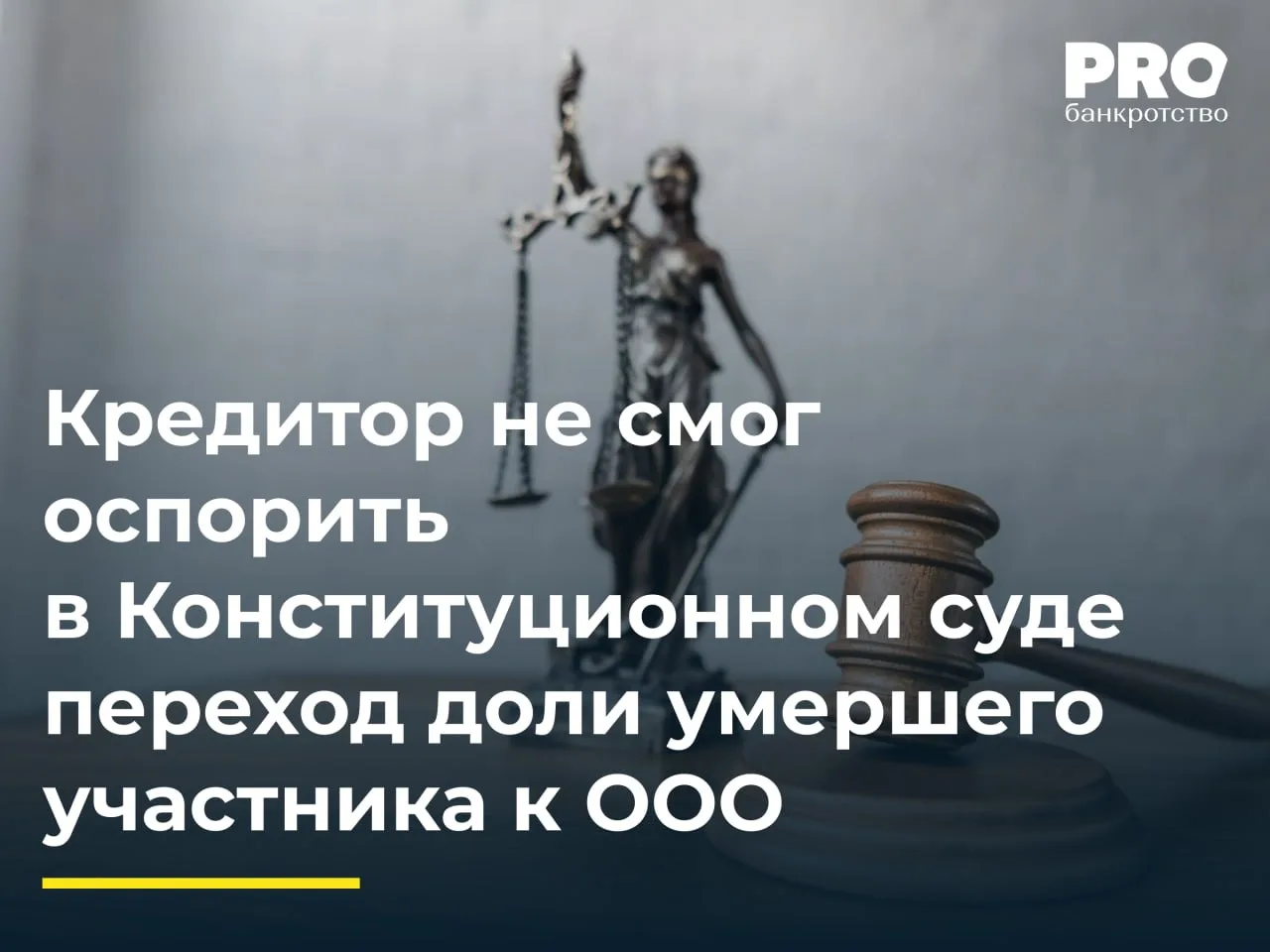 Кредитор не смог оспорить в Конституционном суде переход доли умершего участника к ООО