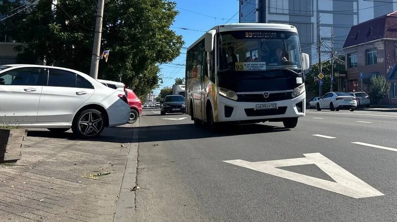 В Краснодаре на улице Северной появятся новые участки выделенных полос для общественного транспорта
