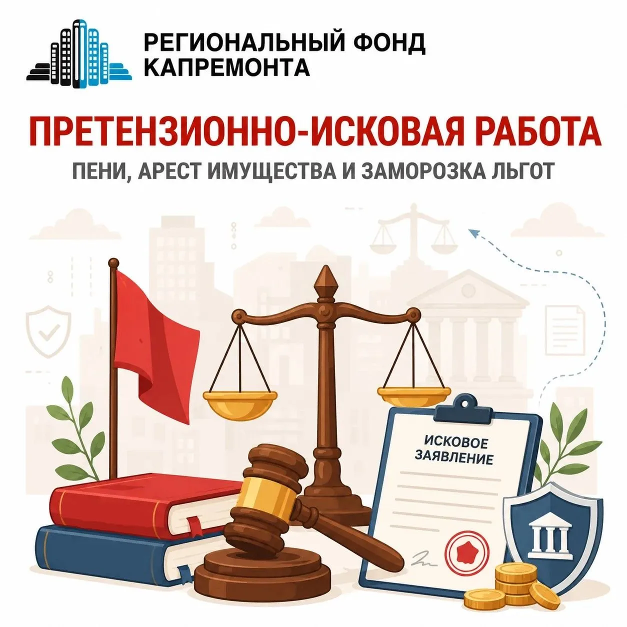 Фонд капремонта проводит претензионно-исковую работу с лицами, имеющими задолженность п...