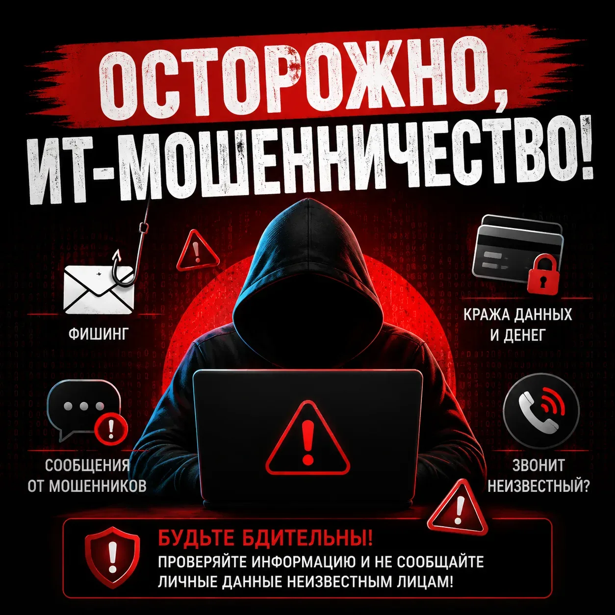 ❗️ ОСТОРОЖНО: ИТ-МОШЕННИЧЕСТВО!