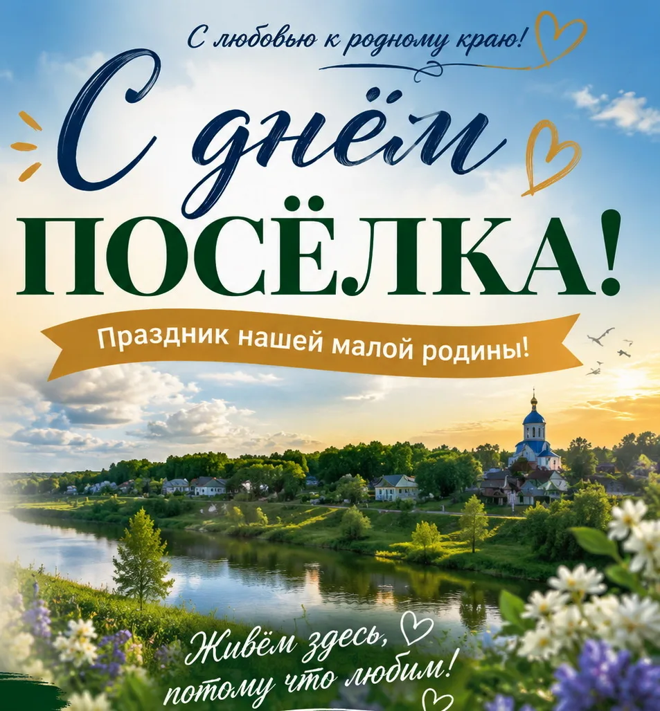 Дорогие жители и гости  нашего поселка! Приглашаем вас на торжественное празднование Дн...