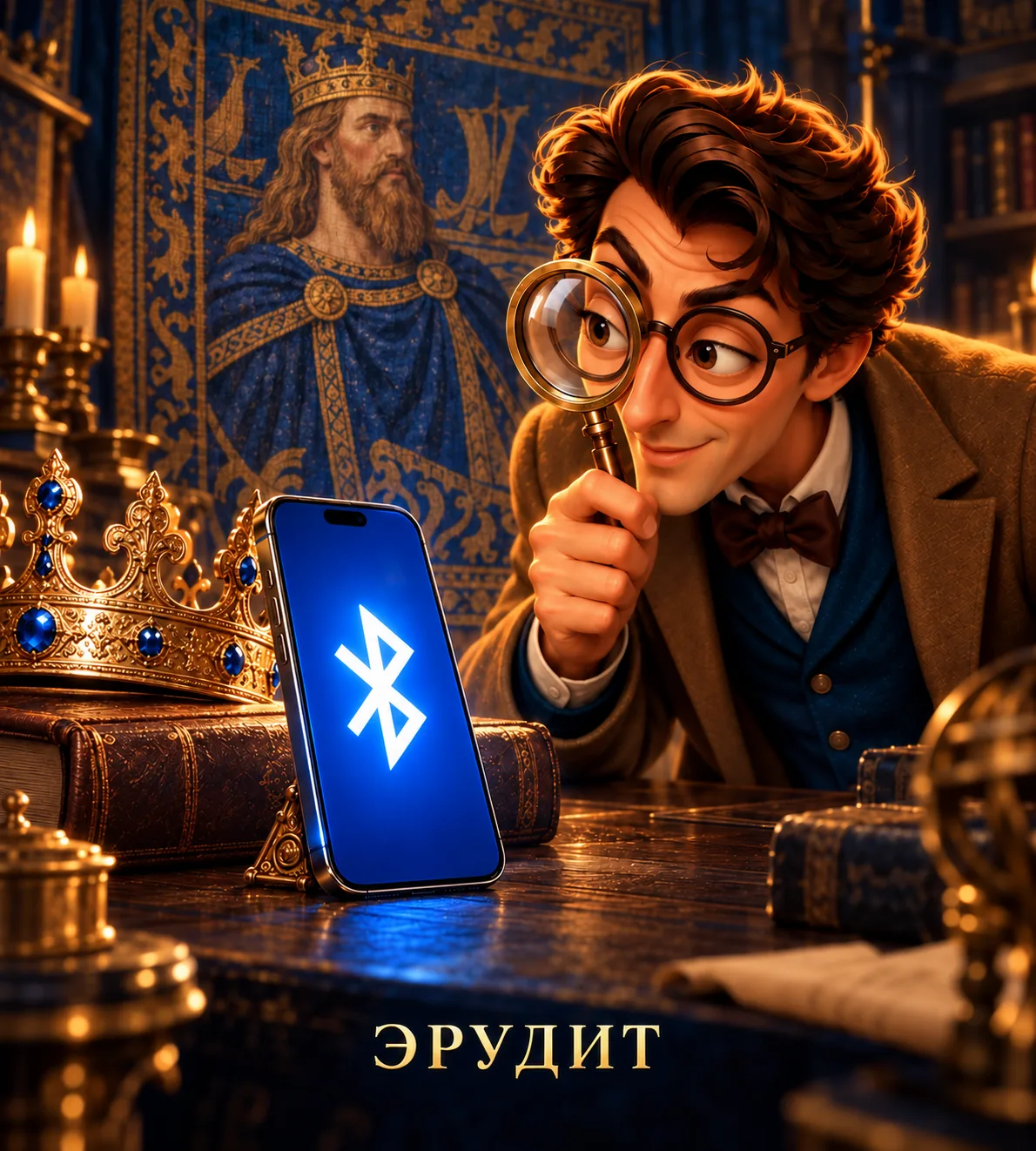 📱 В вашем телефоне спрятаны инициалы средневекового короля