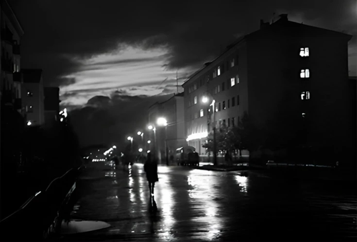 70-е годы, улица Профсоюзов. Информация взята из источника @ (Мурманск-Ретро-Хроника: «...
