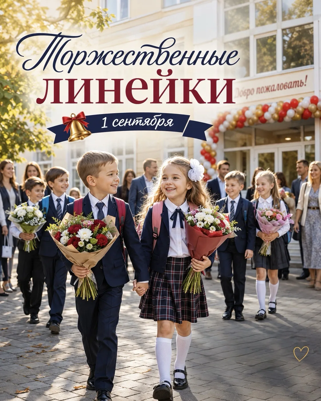 📅 Делимся расписанием линеек 1 сентября