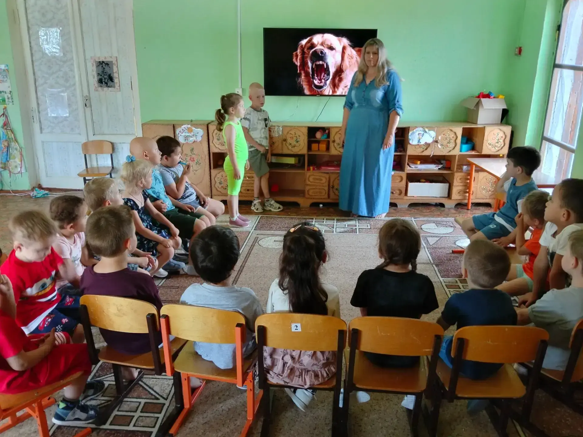 В рамках проведения Единого дня безопасности 10 июля на базе «МДОУ детский сад «Дюймово...