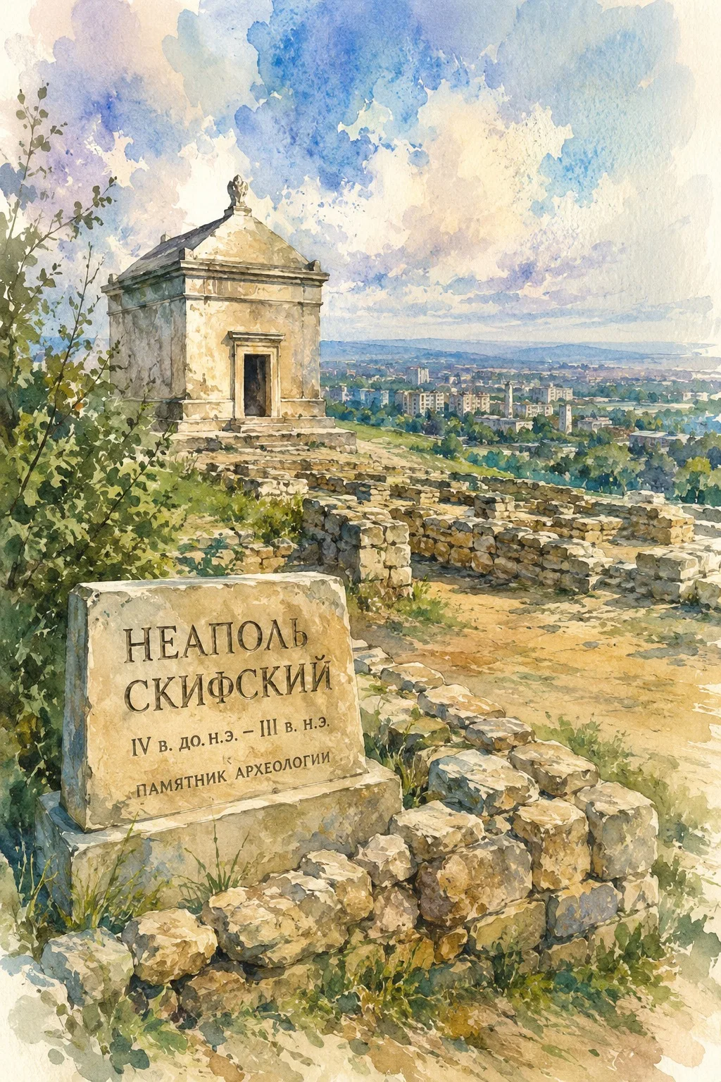 🏛 Неаполь Скифский — древний город в сердце Симферополя