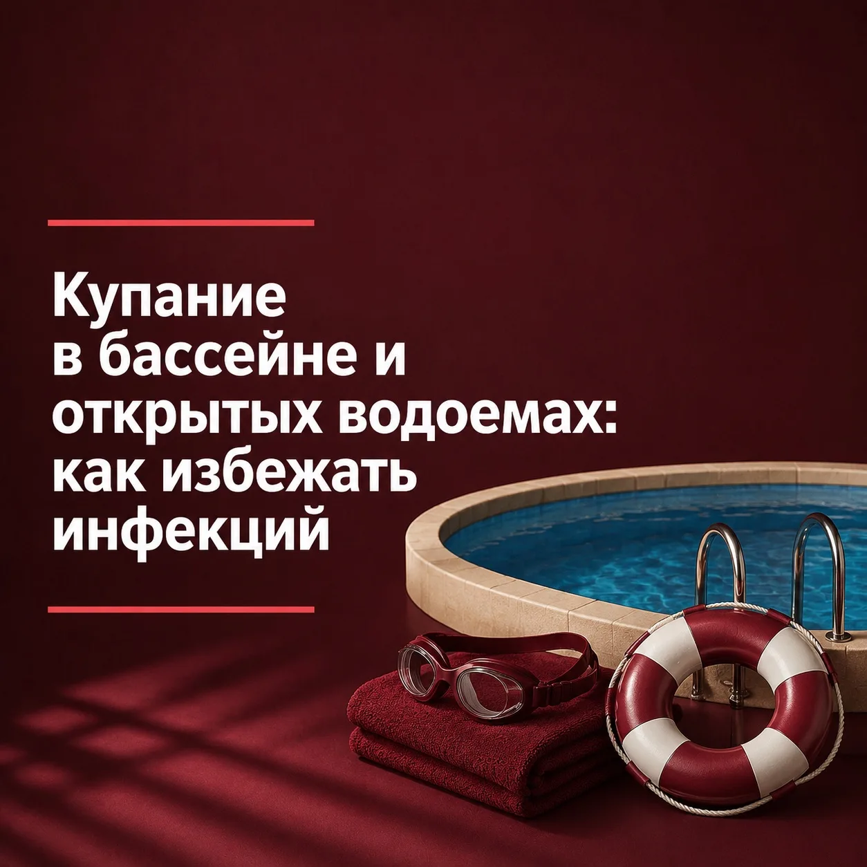 🏊 Купание в бассейне и открытых водоемах: как защитить мочеполовую систему?

Летний отдых у воды пр