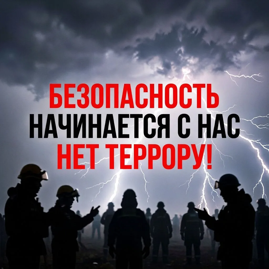 🛡️ БЕЗОПАСНОСТЬ НАЧИНАЕТСЯ С НАС 🚫 НЕТ ТЕРРОРУ!