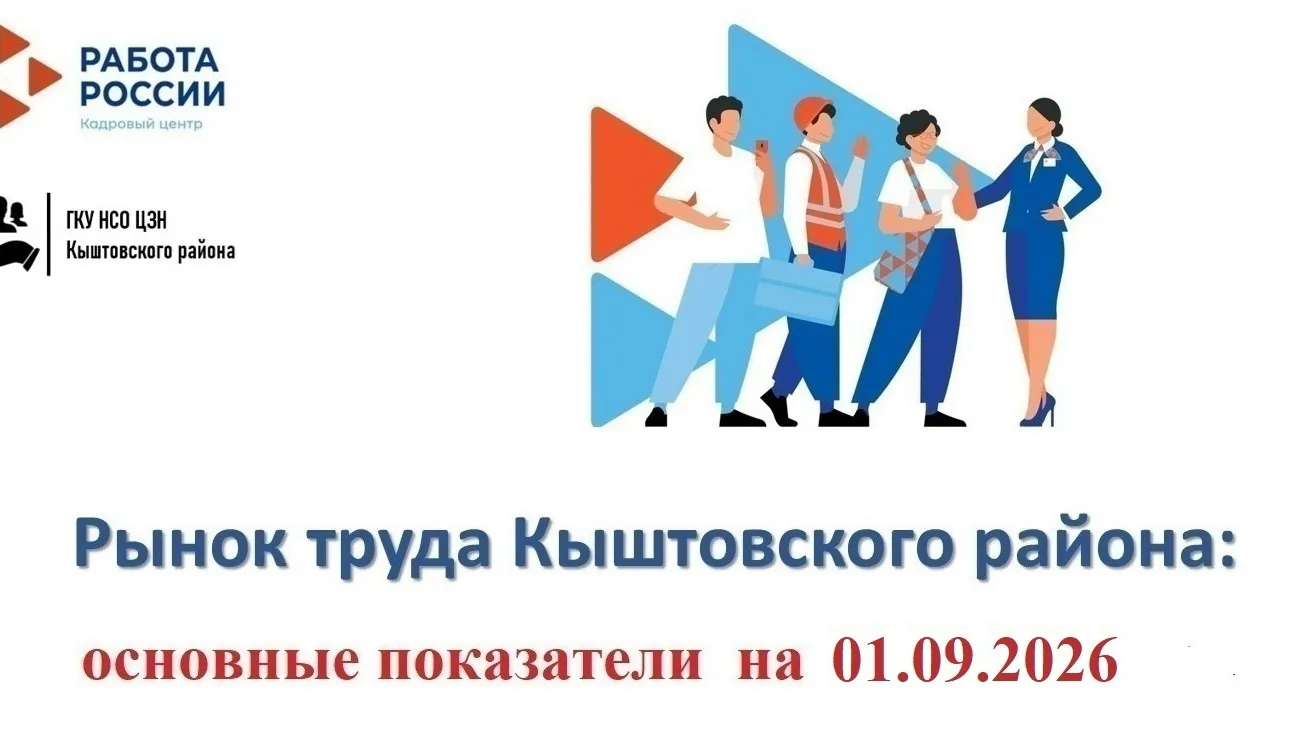 ✅Уровень зарегистрированной безработицы в Кыштовском районе составляет 2,4 % . На анало...