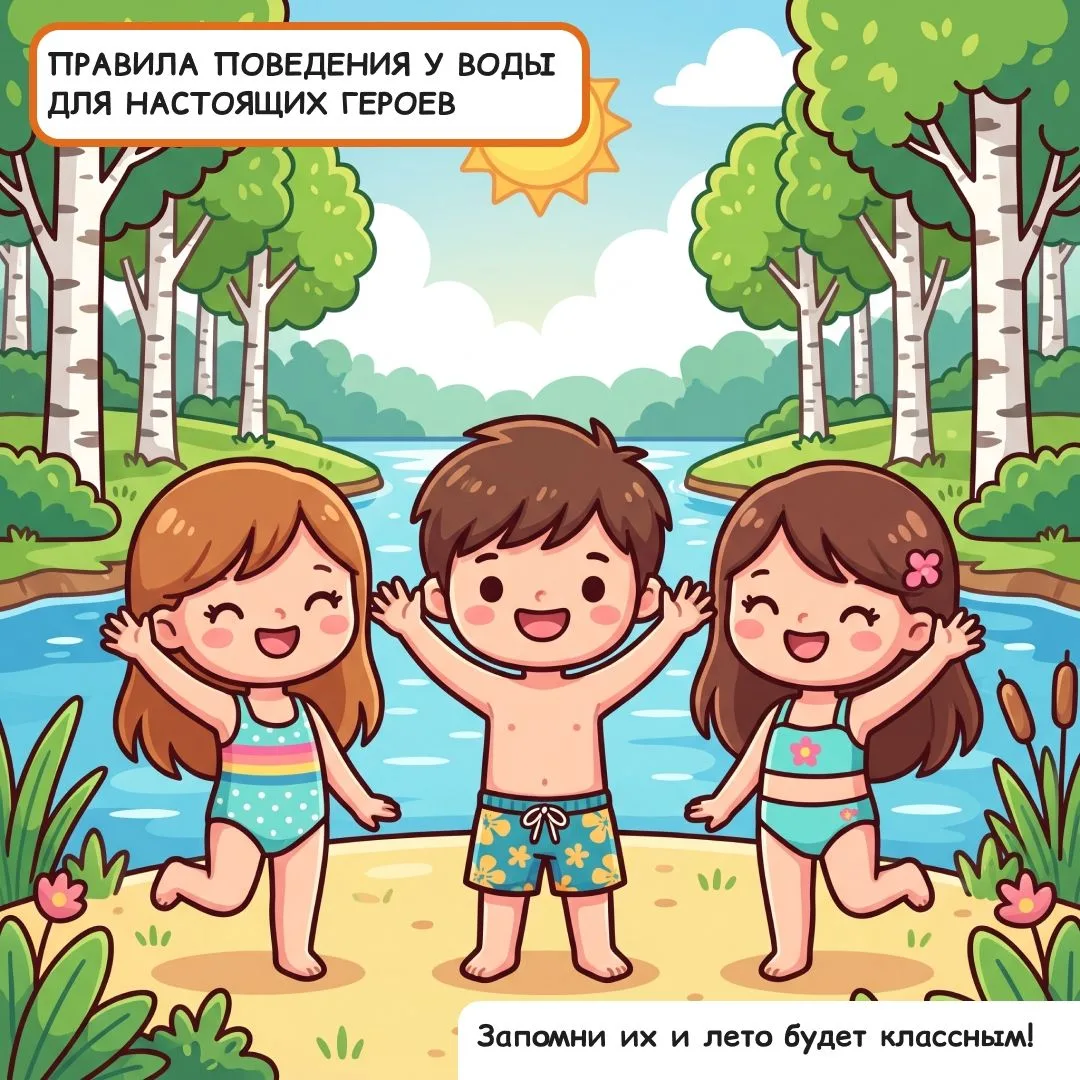 Лето – время игр, но вода не прощает ошибок. Чтобы каникулы запомнились только радостью, мы сделали 
