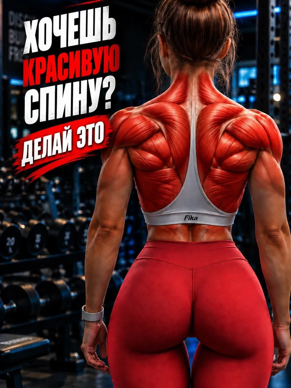 Тренировка спины в тренажёрном зале 🔥